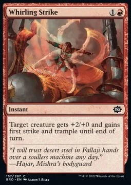 Whirling Strike [BRO #157] SPANISH NM
