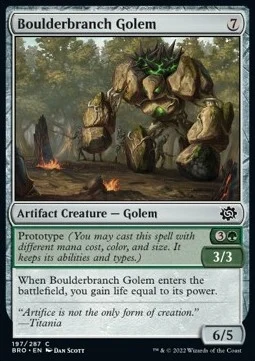 Boulderbranch Golem [BRO #197] ENGLISH NM