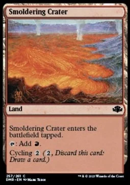 Smoldering Crater [DMR #257] ENGLISH NM