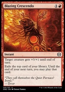 Blazing Crescendo [ONE #123] ENGLISH NM