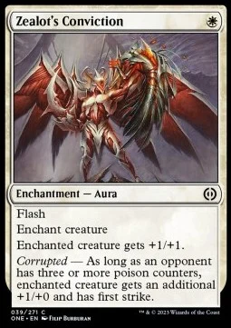 Zealot's Conviction [ONE #39] SPANISH NM