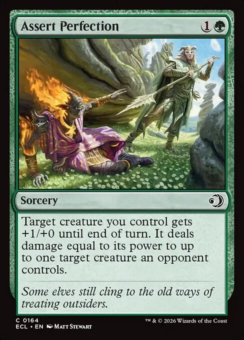 Assert Perfection [ECL #164] ENGLISH NM