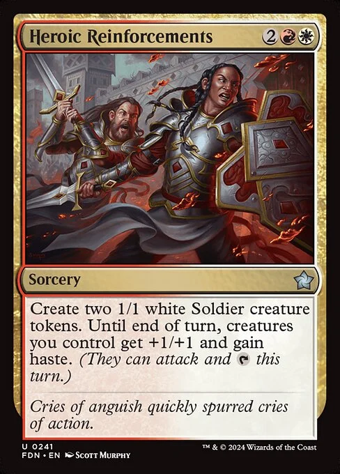Heroic Reinforcements [FDN #241] SPANISH NM