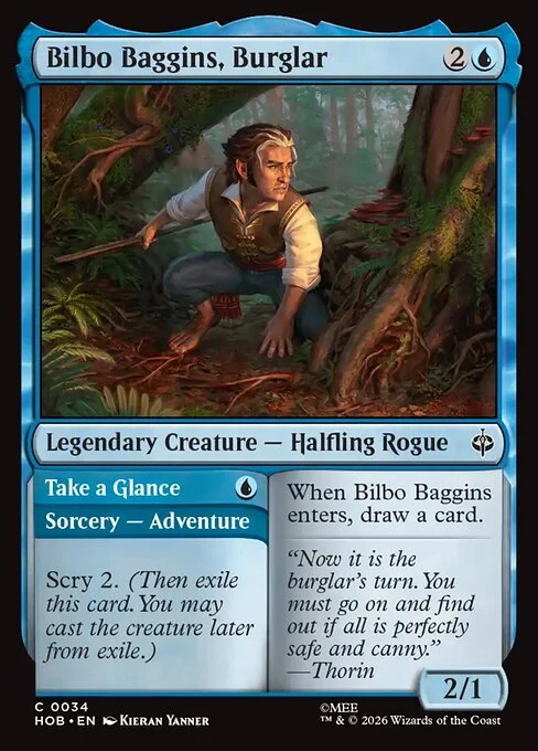 Bilbo Baggins, Burglar // Take a Glance [HOB #34] SPANISH NM