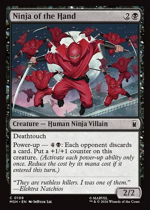 Ninja of the Hand [MSH #108] SPANISH NM