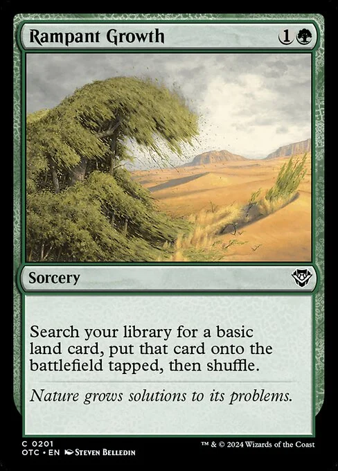 Rampant Growth [OTC #201] ENGLISH NM