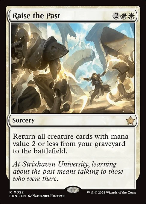 Raise the Past [FDN #22] SPANISH NM