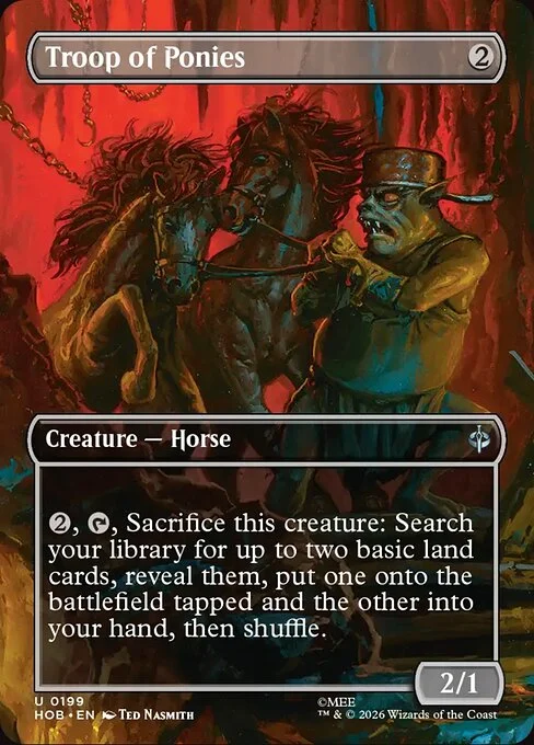 Troop of Ponies [XHOB #199] SPANISH NM