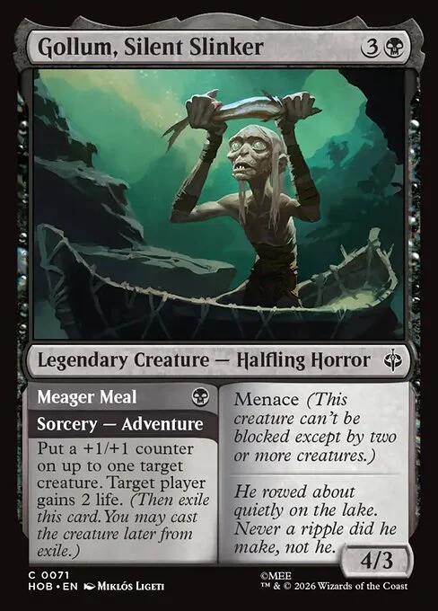 Gollum, Silent Slinker // Meager Meal [HOB #71] SPANISH NM