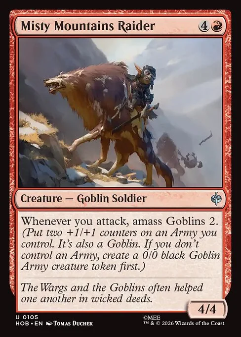 Misty Mountains Raider [HOB #105] SPANISH NM
