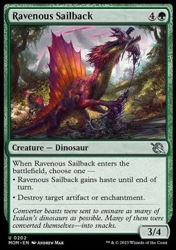 Ravenous Sailback [MOM #202] ENGLISH NM