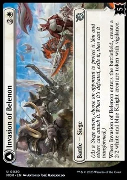 Invasion of Belenon // Belenon War Anthem [MOM #20] ENGLISH NM