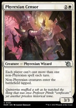 Phyrexian Censor [MOM #31] SPANISH NM