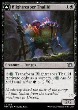 Blightreaper Thallid // Blightsower Thallid [MOM #92] SPANISH NM
