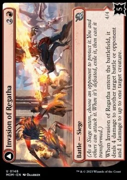 Invasion of Regatha // Disciples of the Inferno [MOM #148] ENGLISH NM