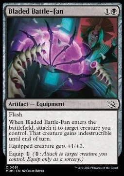 Bladed Battle-Fan [MOM #91] SPANISH NM
