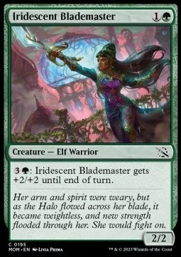Iridescent Blademaster [MOM #195] SPANISH NM
