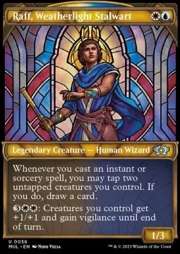 Raff, Weatherlight Stalwart (V.1) [MUL #56] SPANISH NM