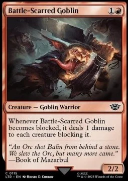 Battle-Scarred Goblin [LTR #115] ENGLISH NM