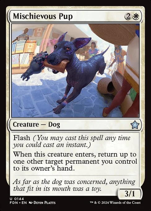 Mischievous Pup [FDN #144] SPANISH NM