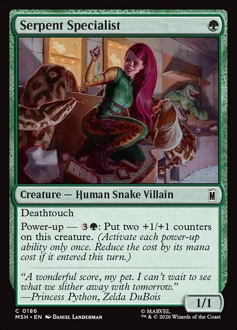 Serpent Specialist [MSH #186] SPANISH NM