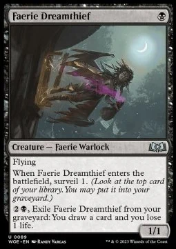 Faerie Dreamthief [WOE #89] SPANISH NM