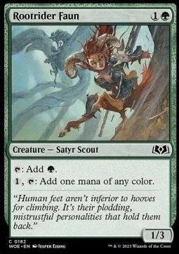 Rootrider Faun [WOE #182] SPANISH NM
