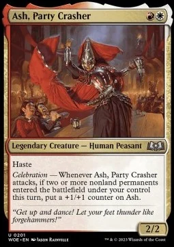 Ash, Party Crasher [WOE #201] SPANISH NM
