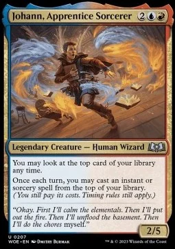 Johann, Apprentice Sorcerer [WOE #207] SPANISH NM