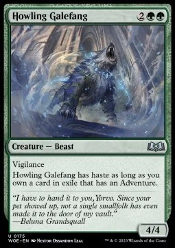 Howling Galefang [WOE #175] ENGLISH NM