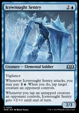 Icewrought Sentry [WOE #55] SPANISH NM