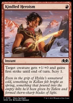 Kindled Heroism [WOE #138] ENGLISH NM