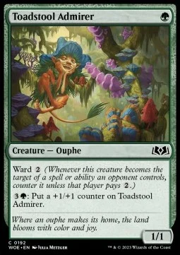 Toadstool Admirer [WOE #192] SPANISH NM