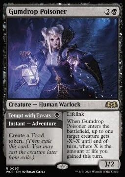 Gumdrop Poisoner // Tempt with Treats [WOE #93] SPANISH NM