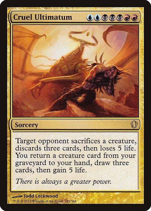 Cruel Ultimatum [C13 #182] ENGLISH NM
