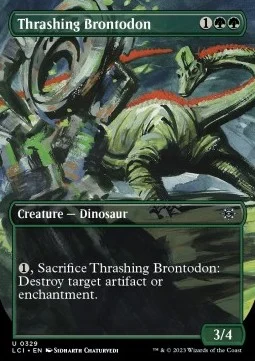 Thrashing Brontodon [XLCI #329] SPANISH NM