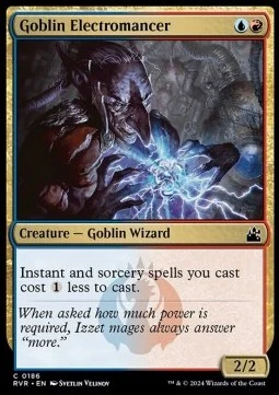 Goblin Electromancer [RVR #186] SPANISH NM