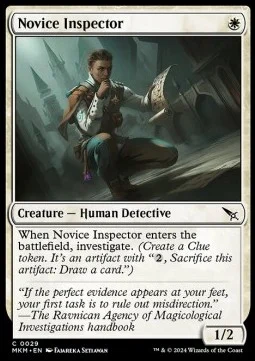 Novice Inspector [MKM #29] SPANISH NM