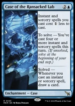 Case of the Ransacked Lab [MKM #45] SPANISH NM