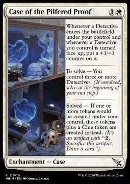 Case of the Pilfered Proof [MKM #9] SPANISH NM