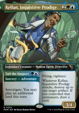 Kellan, Inquisitive Prodigy // Tail the Suspect [XMKM #334] SPANISH NM