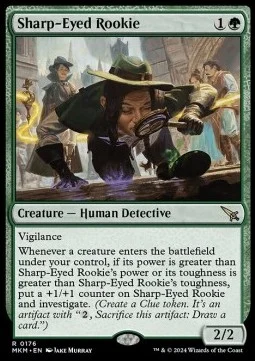 Sharp-Eyed Rookie [MKM #176] ENGLISH NM