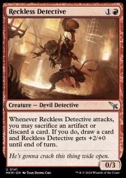 Reckless Detective [MKM #141] SPANISH NM