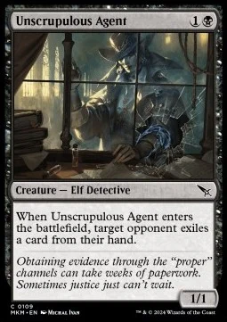 Unscrupulous Agent [MKM #109] SPANISH NM