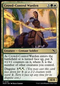 Crowd-Control Warden [MKM #193] SPANISH NM