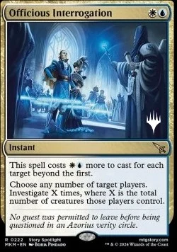 Officious Interrogation (V.2) [PMKM #222] SPANISH NM