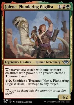 Jolene, Plundering Pugilist [OTJ #210] SPANISH NM