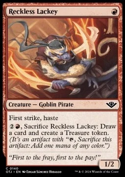 Reckless Lackey [OTJ #140] SPANISH NM