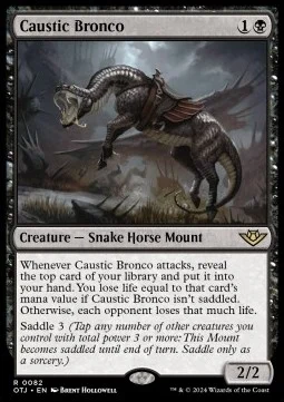 Caustic Bronco [OTJ #82] ENGLISH NM