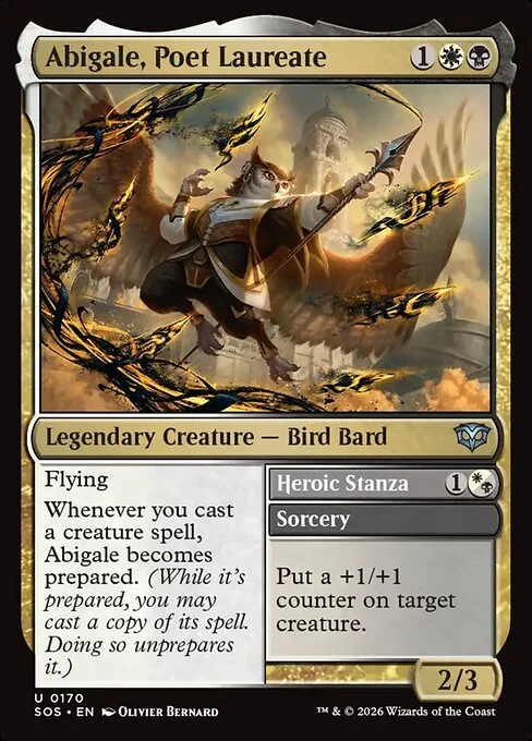 Abigale, Poet Laureate // Heroic Stanza [SOS #170] ITALIAN NM